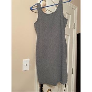 NVGTN gray bodycon tank dress